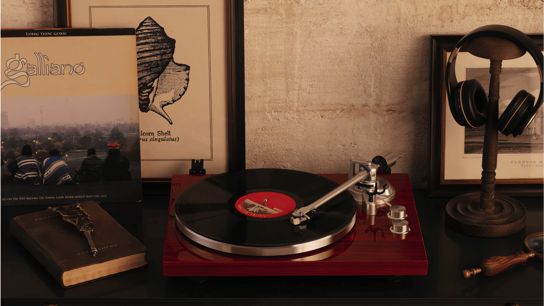 Wireless Freedom Meets Analog Elegance: 1ByOne Vinyl Record Player with Bluetooth Connectivity